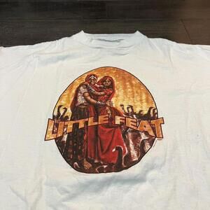 Vintage little feat ain’t had enough fun t shirt 90s RARE XL